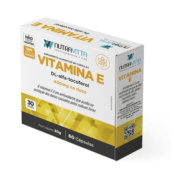 Nutravitta Vitamina E 60 Cápsulas Sorocaps NUTRA VITTA VITAMINA E 60CAP