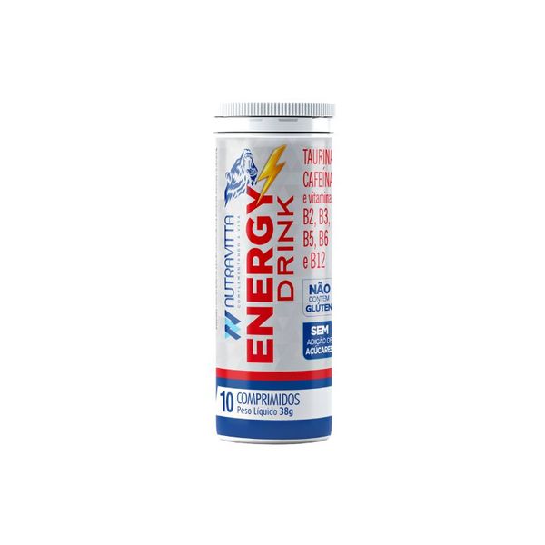 Energy Drink 10 comprimidos Nutravitta NUTRA VITTA ENERGY DRINK