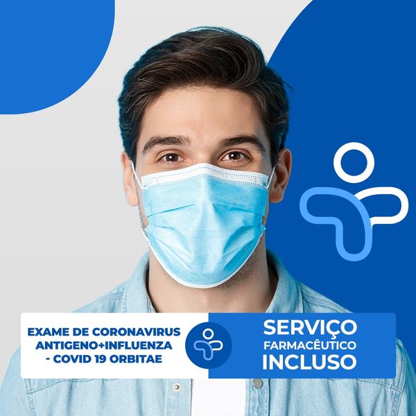 Exame de Antígeno Covid-19 + Influenza Orbitae