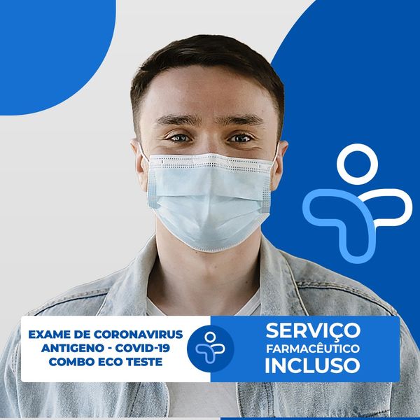Exame de Antígeno Covid-19 Combo Eco Teste
