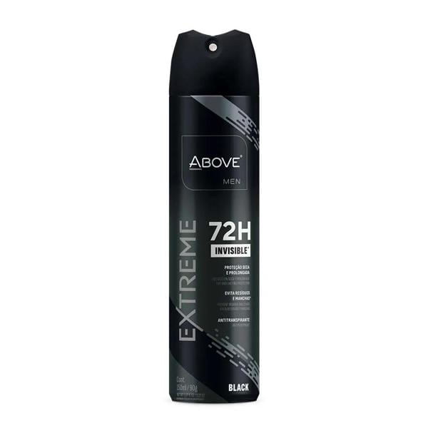 Desodorante Aerossol Above Extreme Black 72h Men 150ml