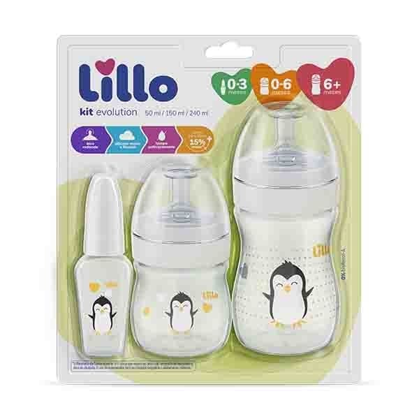 Kit Mamadeira Lillo Evolution Branca KIT MAMAD LILLO 6179
