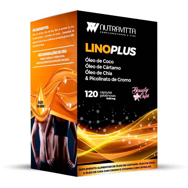 Nutravitta Lino Plus 120 Cápsulas Sorocaps NUTRA VITTA LINO PLUS 120CAP SOROCAPS